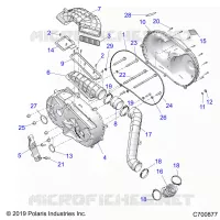 TREN, CLUTCH COVER AND DUCTING