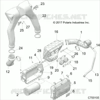 ENGINE, TOMA DE AIRE SYSTEM