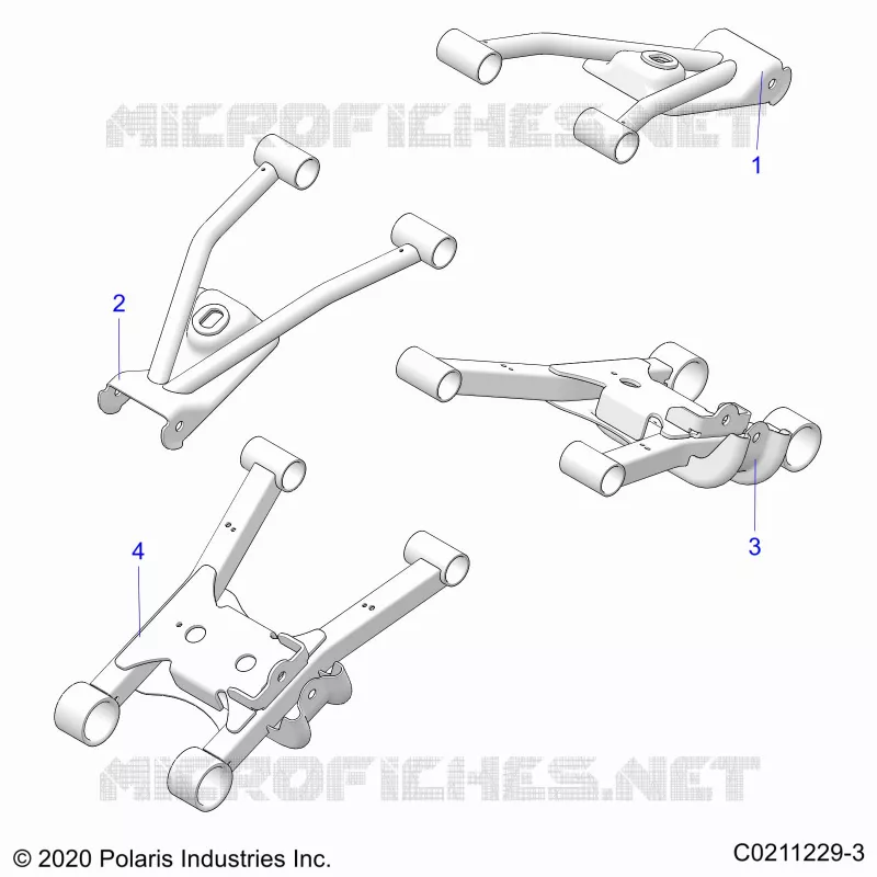 SUSPENSION TRASERA CONTROL ARMS