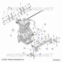 ENGINE, ENGINE AND TRANSMISIÃ“N MOUNTING
