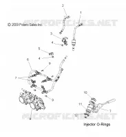 SISTEMA DE COMBUSTIBLE, RAIL, LINES and CUERPO DE MARIPOSA