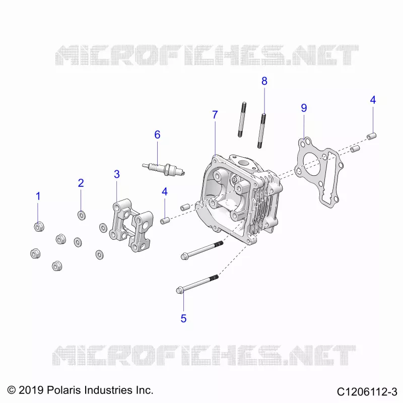 ENGINE, CULATA ASM
