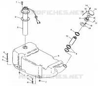 GASOLINA TANK SL 700 B964066 and  Intl. SL 700 I964066 (4935633563A009)