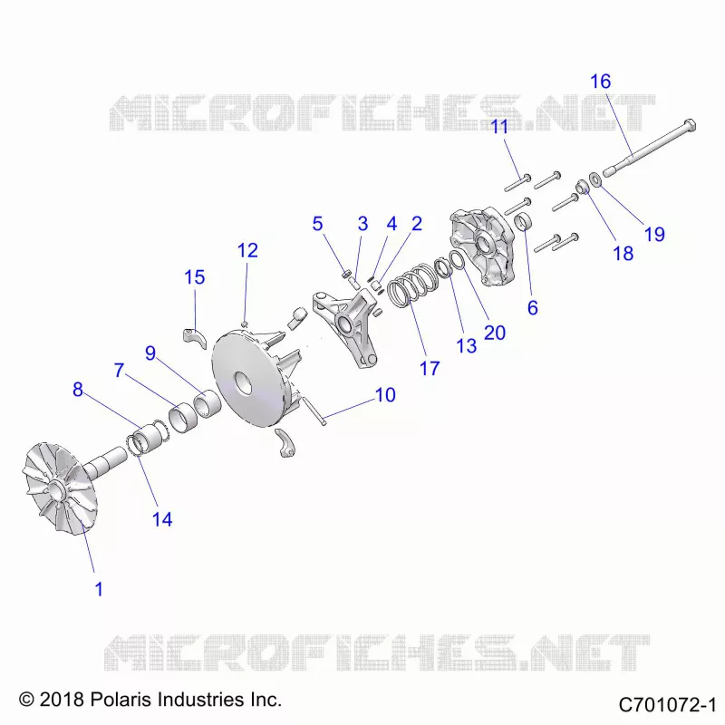 TREN, PRIMARY CLUTCH
