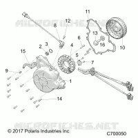 ENGINE, STATOR AND VOLANTE
