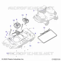 ENGINE, SISTEMA DE REFRIGERACIÃ“N, FANS AND SHROUDS