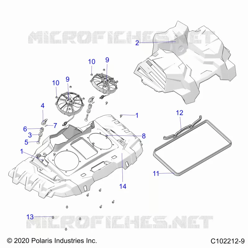 ENGINE, SISTEMA DE REFRIGERACIÃ“N, FANS AND SHROUDS