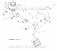 BRAKES, PEDAL AND CILINDRO MAESTRO MOUNTING