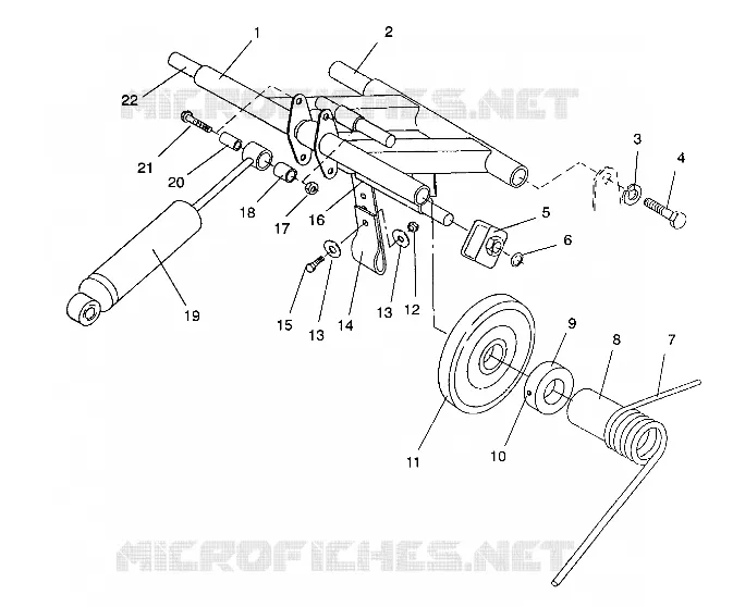 TRASERO ARM PAR 440 / 0930760 and 440 SKS / 0930560 (4922932293022A)