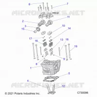 ENGINE, CULATA, CAMS AND VALVES