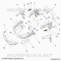 CARROCERÍA POSTERIOR RACK AND FENDERS