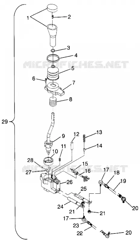 SELECTOR DEL TREN SPORTSMAN 500 W969244 and SWEDISH SPORTSMAN 500 S969244 (4936093609C012)