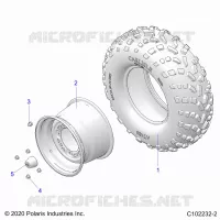 RUEDAS, REAR TIRE