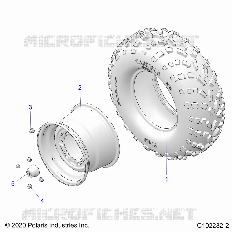 RUEDAS, REAR TIRE
