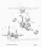 ENGINE, PISTON AND CIGUEÑAL