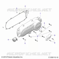 TREN, CLUTCH COVER AND DUCTING