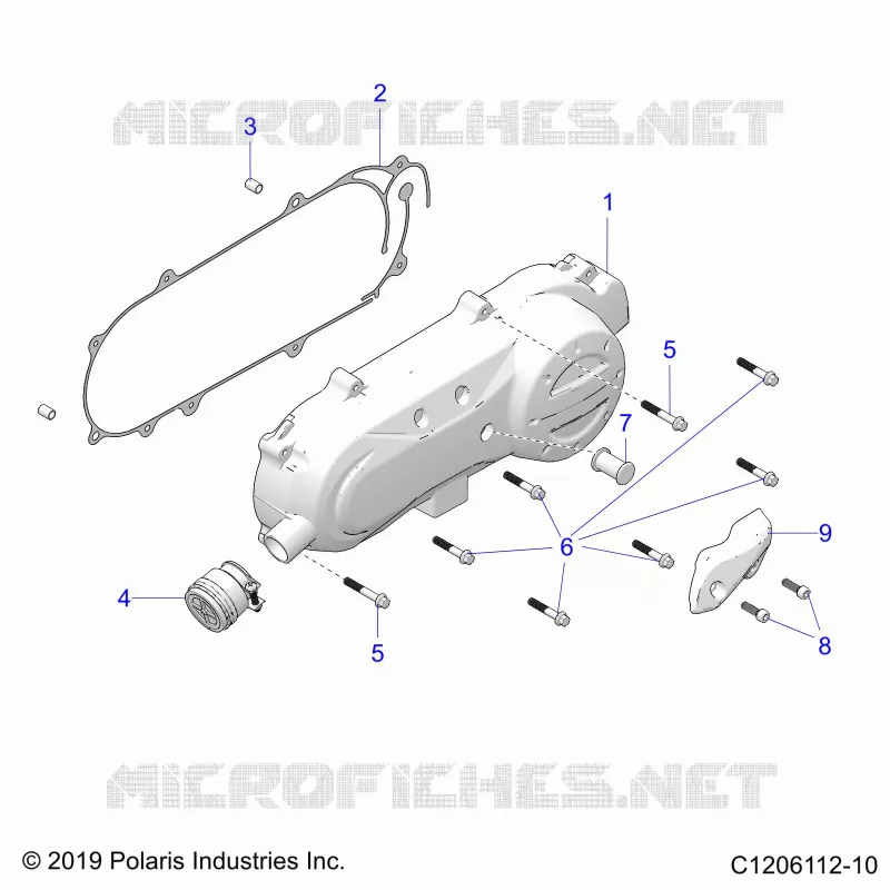 TREN, CLUTCH COVER AND DUCTING
