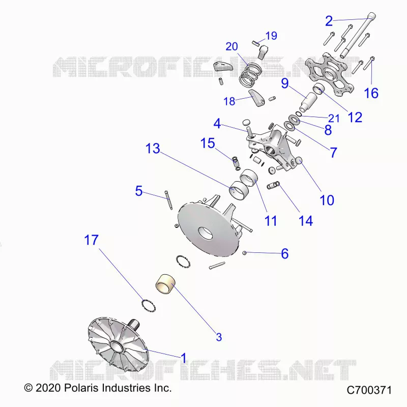 TREN, PRIMARY CLUTCH