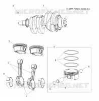 MOTOR, CIGUEÑAL AND PISTÓN