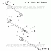 TREN, FRONT, MID, REAR PROP SHAFT