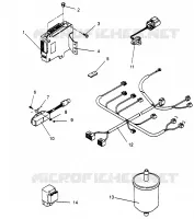 RECAMBIOS EFI 500 EFI SKS 0962574, 500 EFI RMK 0962974, AND EUROPEAN 500 EFI SK (4931983198D003)