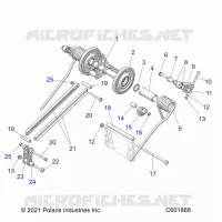 SUSPENSION, TRASERO ARM PAR