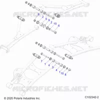 SUSPENSION TRASERA CONTROL ARM, MOUNTING