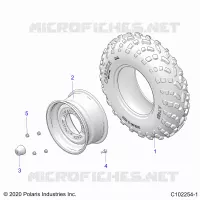 RUEDAS, FRONT TIRE