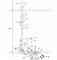 SELECTOR DEL TREN Sportsman 4x4 W958040 (4930403040C010)