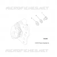 FRENO FRONTAL CALIPER MOUNTING