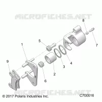 BRAKES, PINZA TRASERA