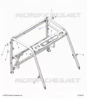 CHASSIS, CAB BASTIDOR AREA, AND BRAKE EDGE COVER