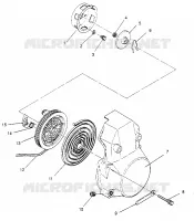 ARRANQUE DE RETROCESO ASSEMBLY WIDETRAK LX 0952064 and  EUROPEAN WIDETRAK LX E9520 (4928942894D002)