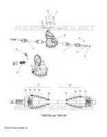DRIVE LINE, CAJA DE ENGRANAJES and HALF SHAFT