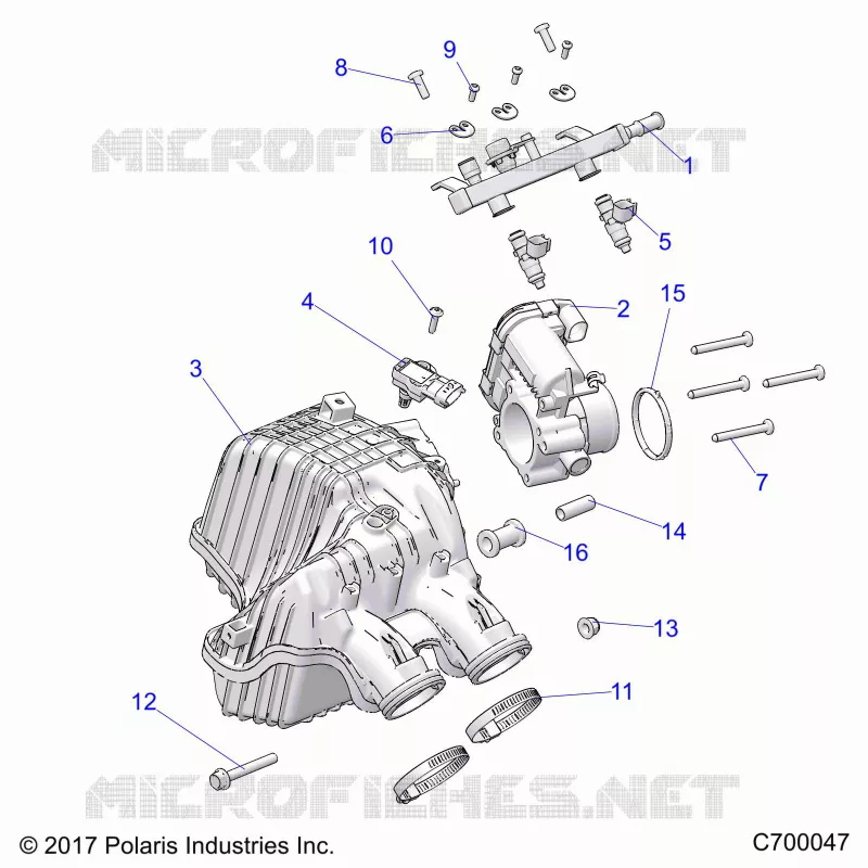ENGINE, TOMA DE AIRE MANIFOLD