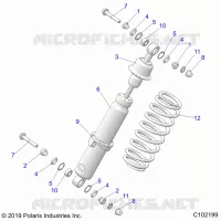 SUSPENSION, CHOQUE FRONTAL