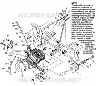 MONTAJE DEL MOTOR Trail Boss W968527 (4935883588A009)