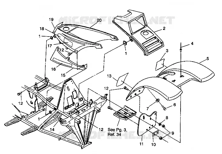 MONTAJE FRONTAL CAB 4X4 350L W938139 (4924052405001A)