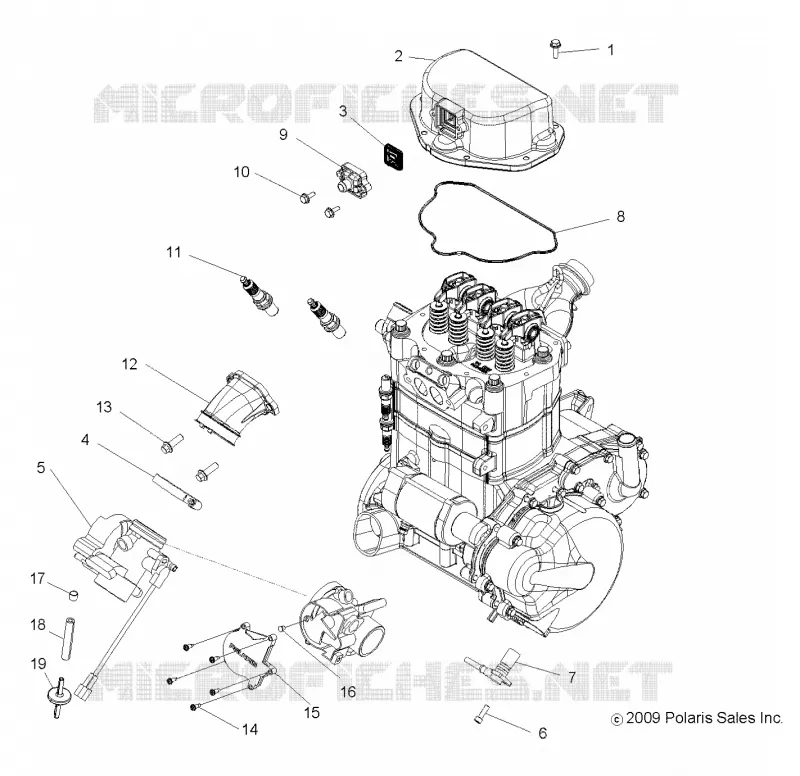 MOTOR, MONTAJE DEL CUERPO DEL ACELERADOR