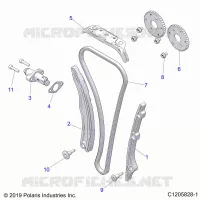 LA CADENA DE LEVAS AND TENSIONER
