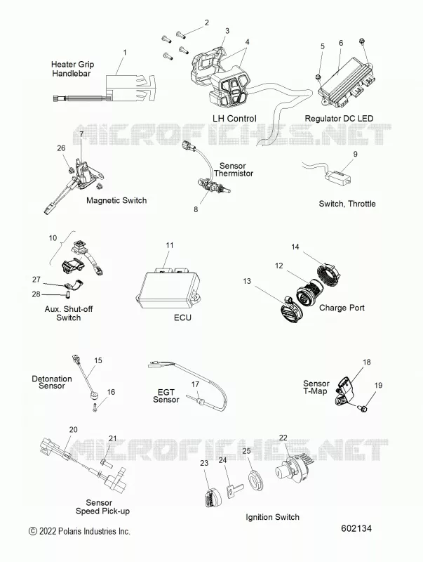 ELECTRICA, SWITCHES, SENSORS AND COMPONENTS