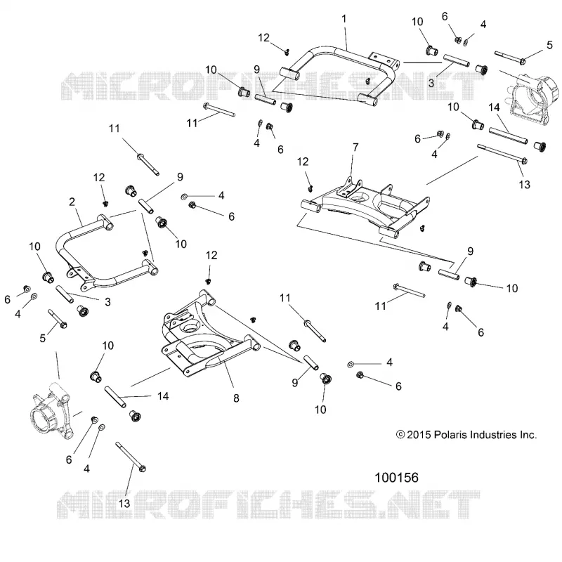 SUSPENSION TRASERA CONTROL ARMS