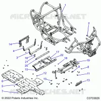 CHASSIS, MAIN FRAME AND ESQUÃD PLATES