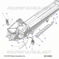 CHASSIS, PROTECCIÃ³N DEL EMBRAGUE, FOOTRESTS, AND RUNNING BOARDS