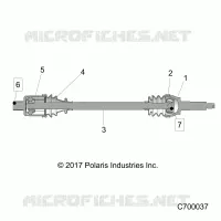 TREN, REAR HALF SHAFT (TO 7/01/2018]