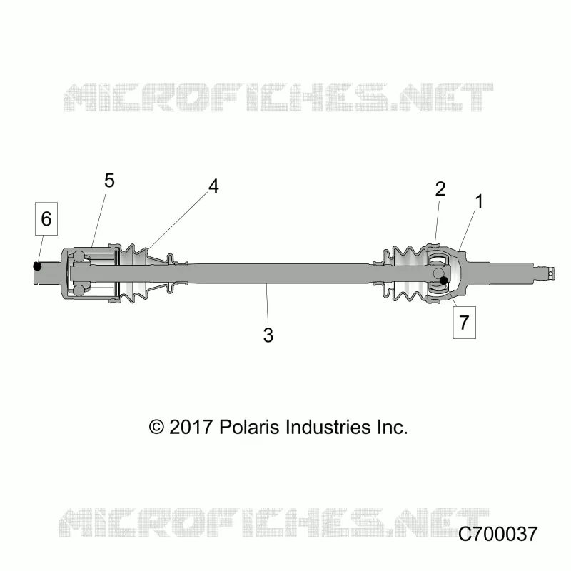 TREN, REAR HALF SHAFT (TO 7/01/2018]