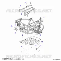 CHASSIS, MAIN FRAME AND ESQUÃD PLATES