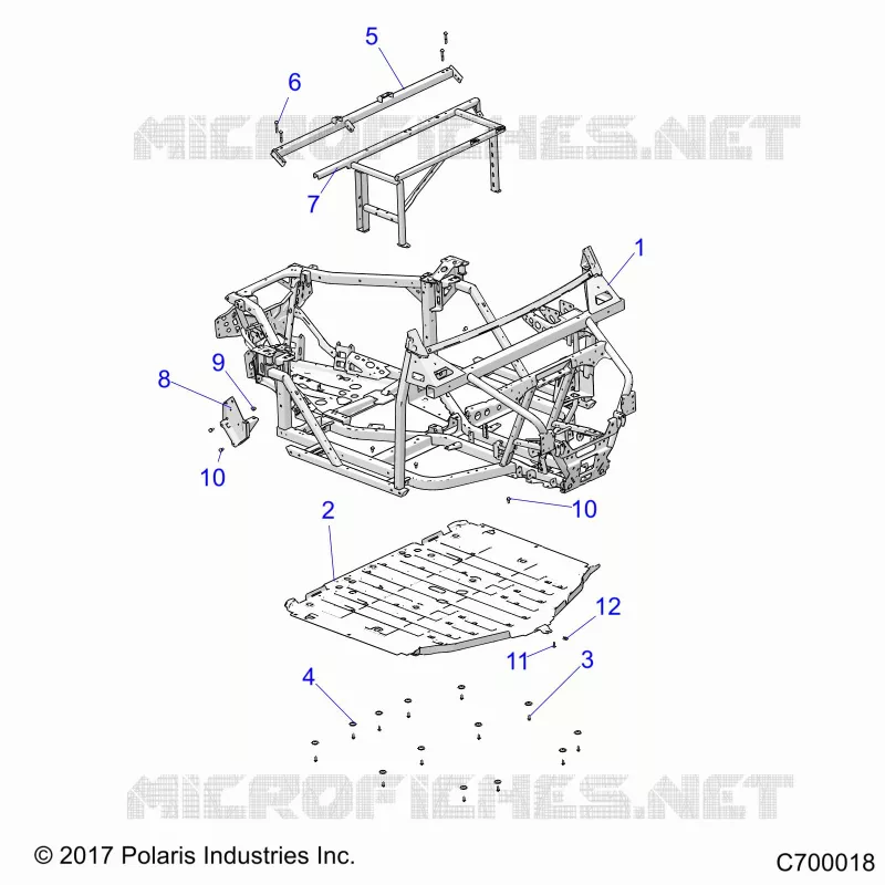 CHASSIS, MAIN FRAME AND ESQUÃD PLATES