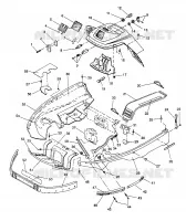 NOSEPAN y consola ASSEMBLY LITE GT/0933133 and STARLITE GT/0933127 (4923232323003A)