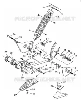 El balanceo del brazo y CHOQUE Trail Blazer W937221 (4924082408018A)